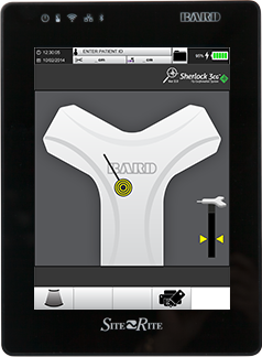 Visualize virtual catheter location during PICC placement